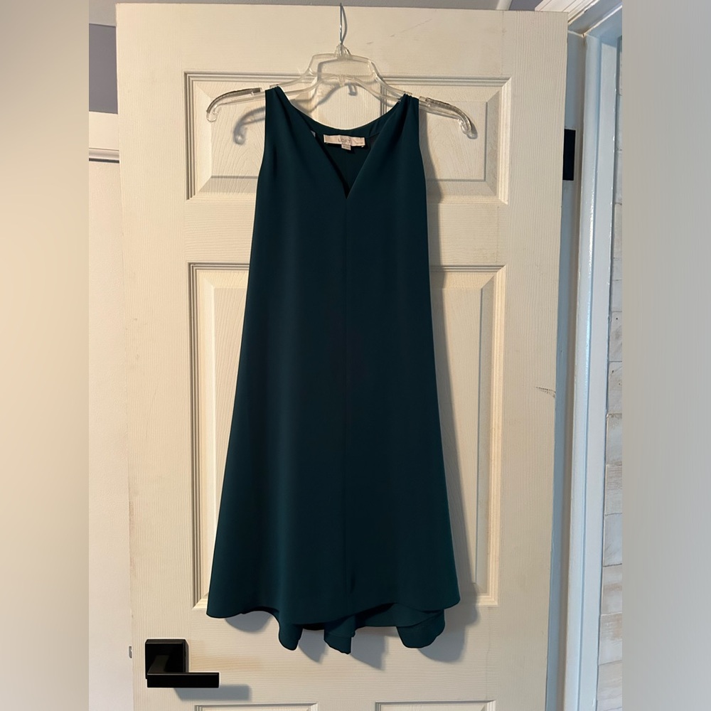 Dark Green medium petite dress.